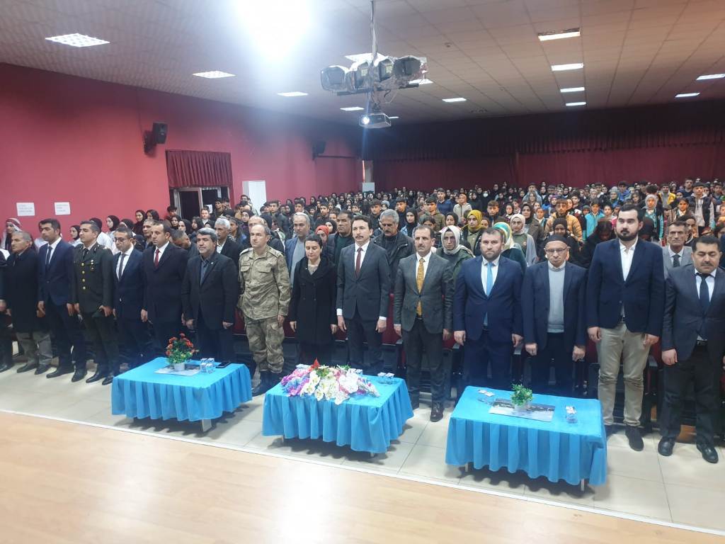 12 MART İSTİKLAL MARŞININ KABÛLÜ VE MEHMET AKİF ERSOY'U ANMA PROGRAMI DÜZENLENDİ